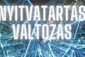 Nyitvatartás-változás 2021.12.17.